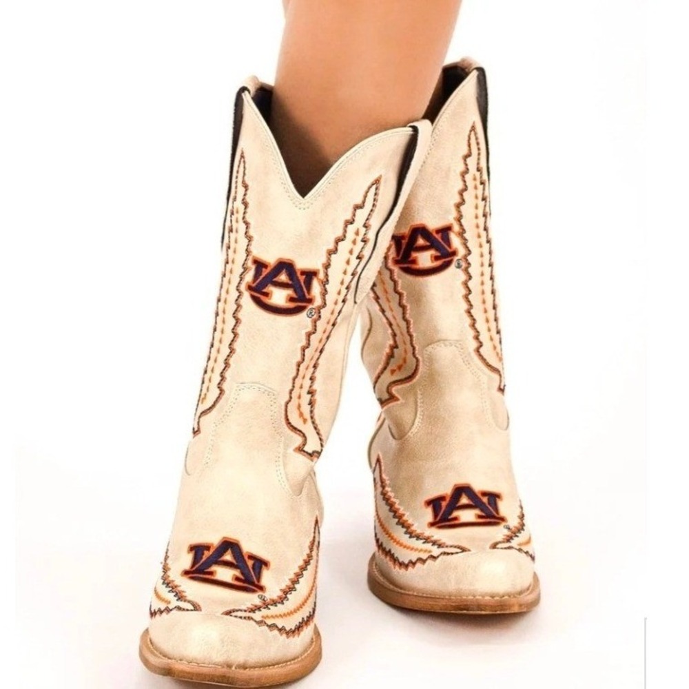 Vaccari Auburn Tigers Football Team Unisex Embroidered College Western Cowboy
